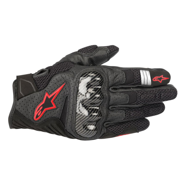 alpinestars smx air v2 gloves black red