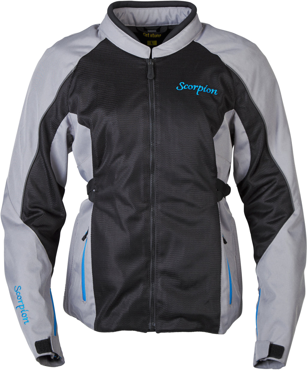 scorpion-maia-womens-jacket-grey-front