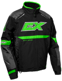 castle x men's snowmobile jacket blade g5 green