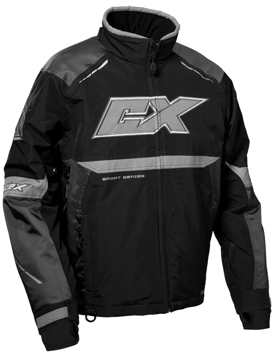 castle x men's snowmobile jacket blade g5 silver