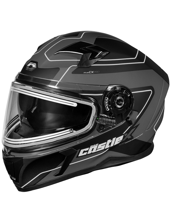 Castle X CX390 Atlas Electric Shield Snowmobile Helmet