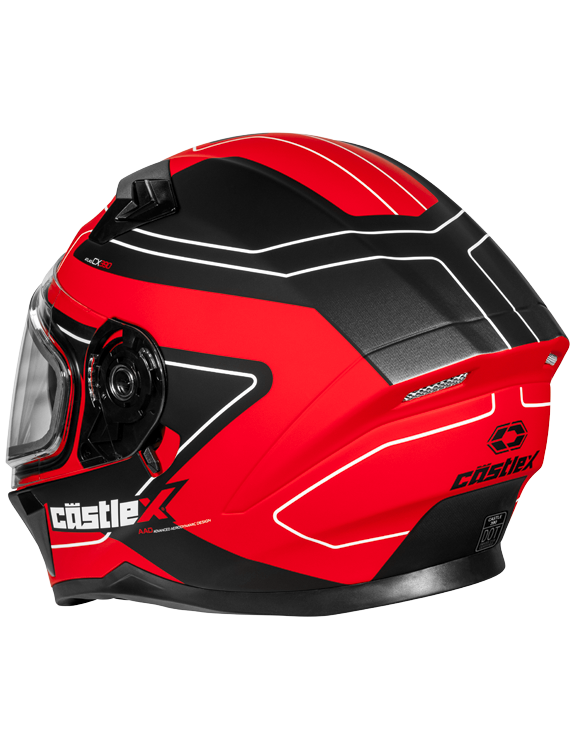 Castle X CX390 Atlas Electric Shield Snowmobile Helmet