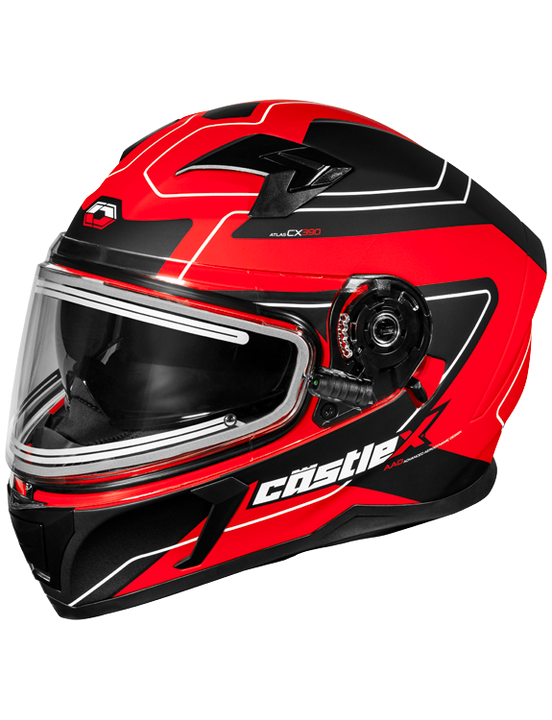 Castle X CX390 Electric Shield Snowmobile Helmet Jaxn Motorsports