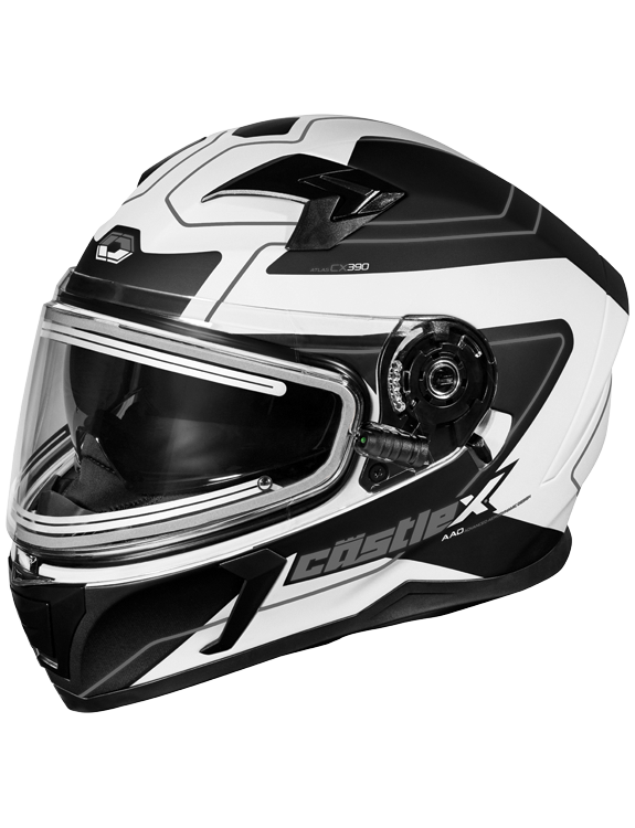 castle x cx390 atlas electric snowmobile helmet