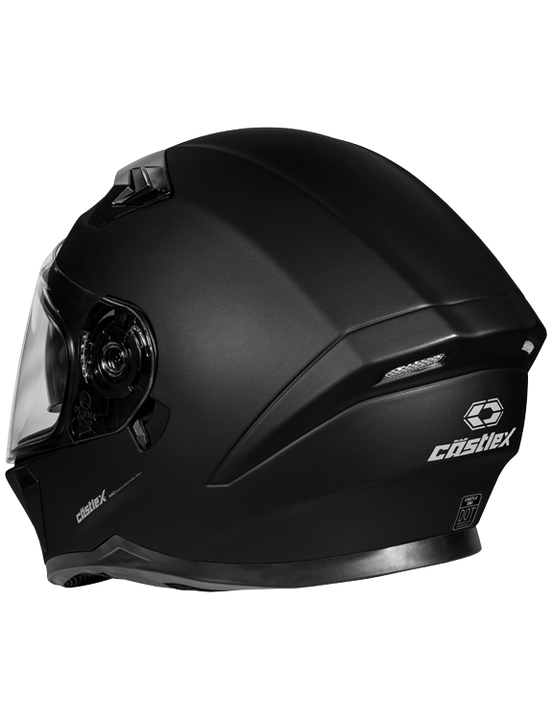 Castle X CX390 Electric Snowmobile Helmet Matte Black Medium