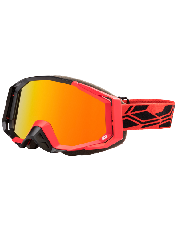 castle x trace goggle red