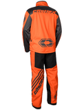 castle r21 race jacket orange back