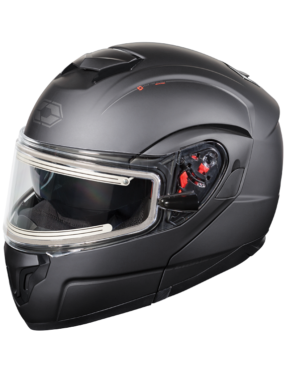 Castle X Atom SV Electric Shield Snowmobile Helmet
