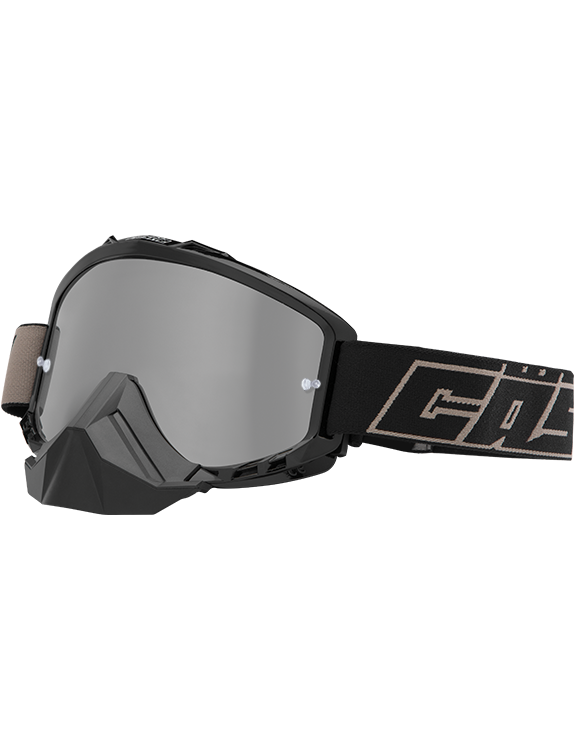 castle x force moto goggles black