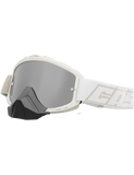 castle x force moto goggles white