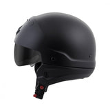 scorpion covert helmet matte-black 3 4 left