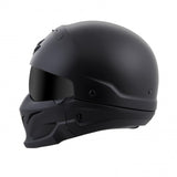 scorpion covert helmet matte black left