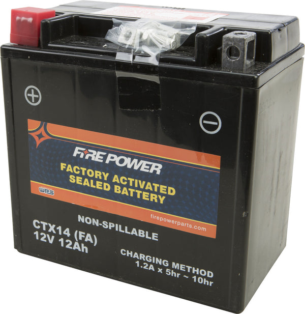 FIRE POWER AGM SEALED FACTORY ACTIVATED BATTERY CTX14