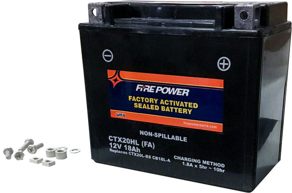 FIRE POWER AGM SEALED FACTORY ACTIVATED BATTERY CTX20HL