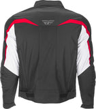 fly racing 2019 butane jacket white red back