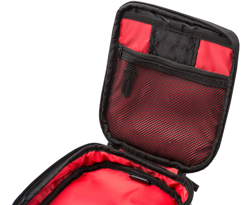 fly racing mini motorcycle tank bag open
