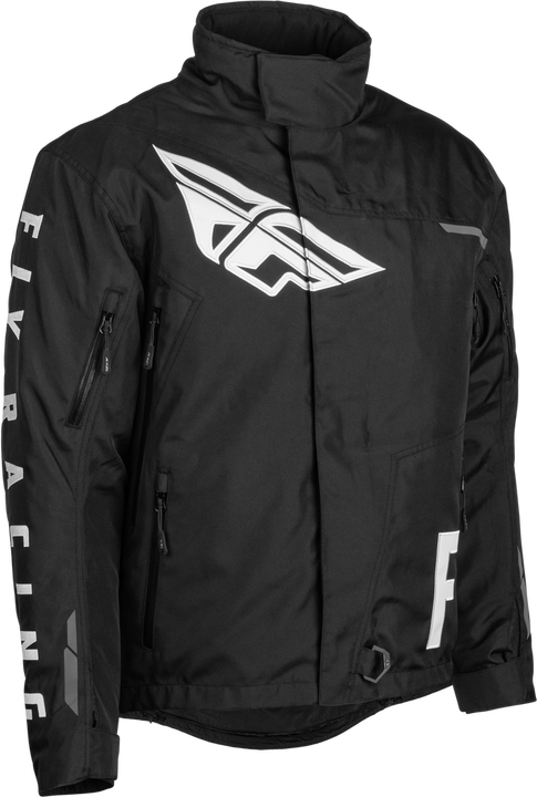 fly men's snowmobile jacket snx pro black