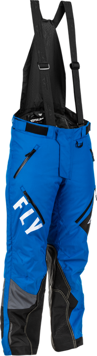 fly racing men's snowmobile pants blue