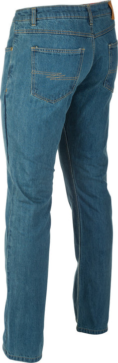 fly resistance kevlar jeans back