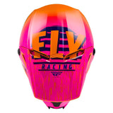 fly racing kinetic k120 helmet pink orange top