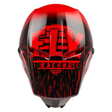 fly racing kinetic k120 helmet red black top