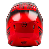 fly racing kinetic k120 helmet red black back