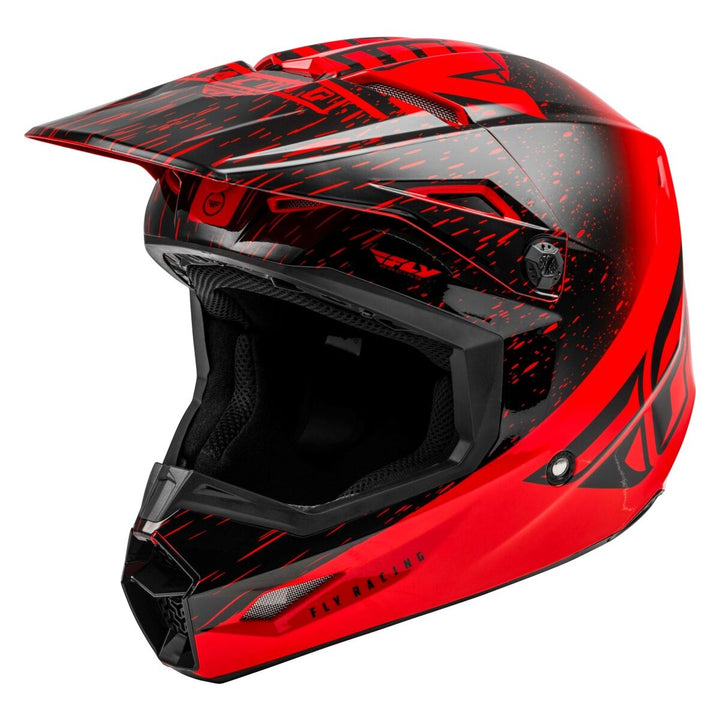 fly racing kinetic k120 helmet red black