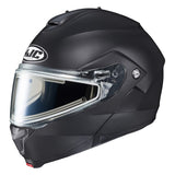 hjc c91 modular snowmobile helmet electric shield matte black