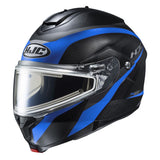 hjc c91 taly snowmobile helmet electric shield blue