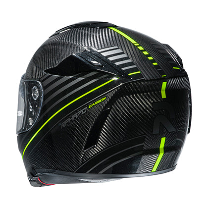 hjc rpha 70 artan carbon helmet rear