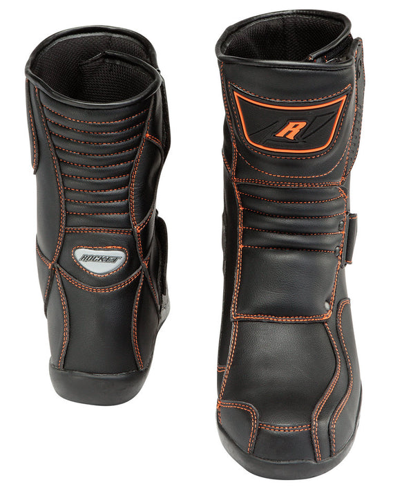 joe-rocket-mercury-motorcycle-boots-orange-pair
