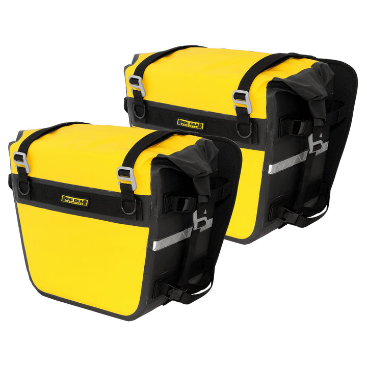 nelson rigg 3050 adv motorcycle saddle bags yellow