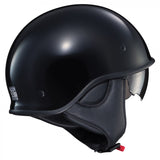 scorpion exo c90 half helmet black side