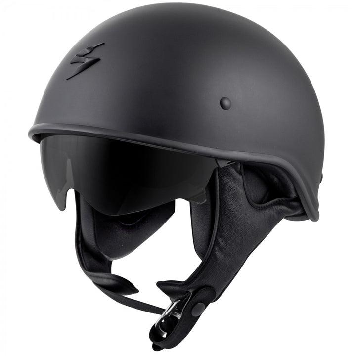 scorpion exo c90 half helmet matte black