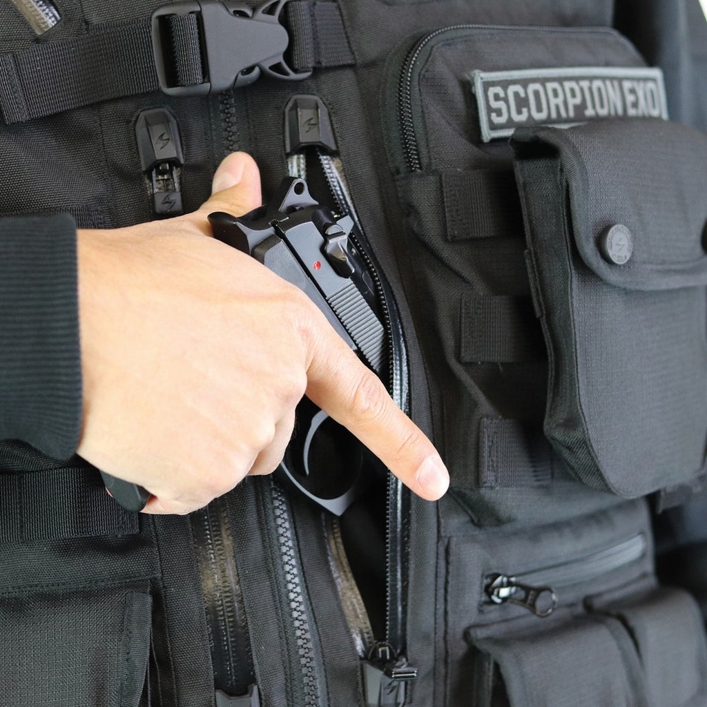 scorpion covert tactical vest conceal carry pocket