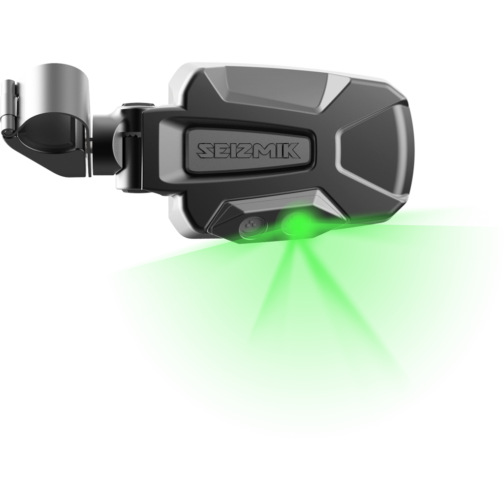 seizmik pursuit led side view mirrors green