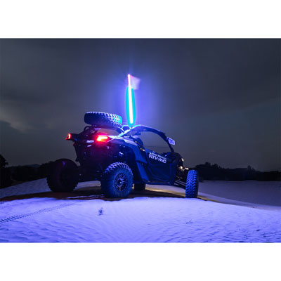 tusk led lighted whip kit night
