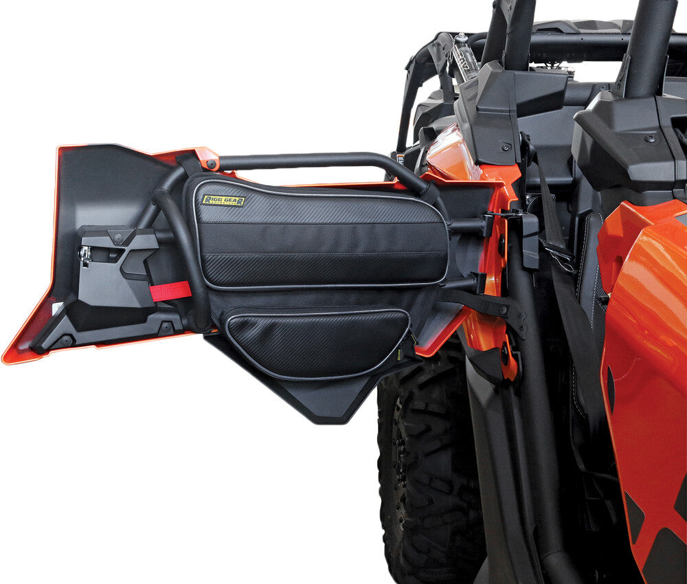 utv storage can am x3 rear door bags install