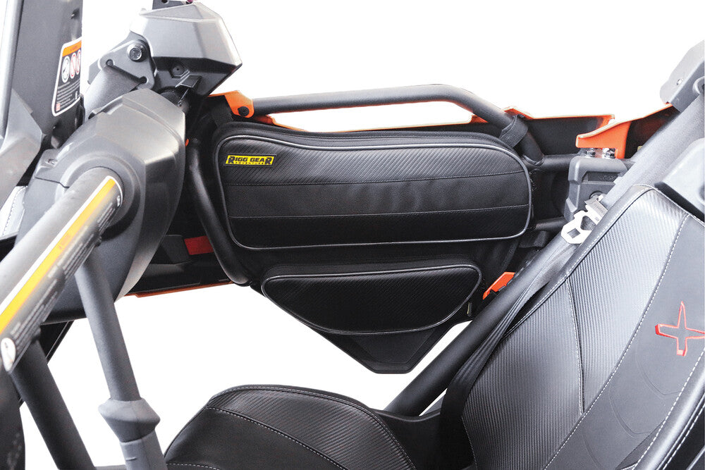 utv storage can am x3 rear door bags interior