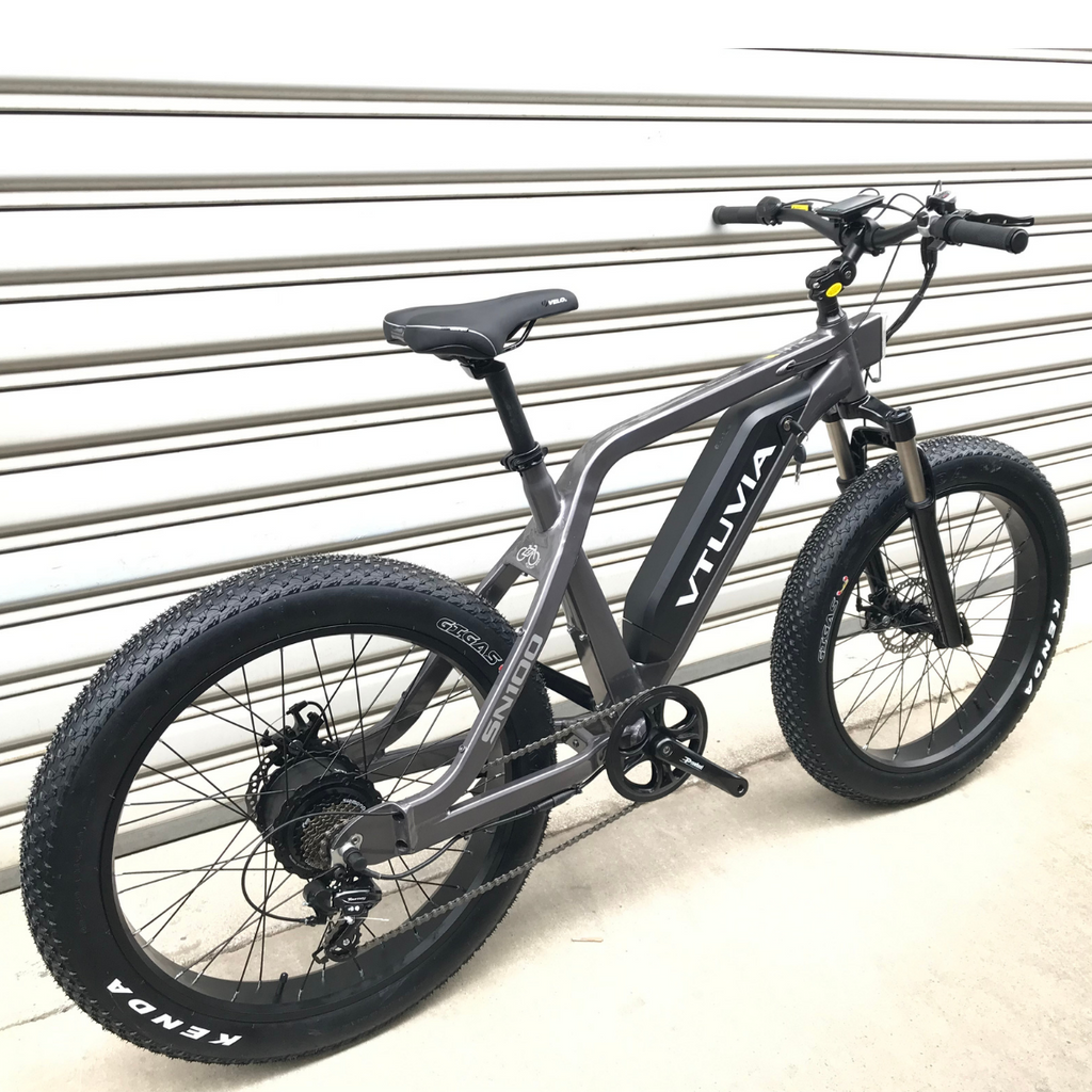 vtuvia sn100 fat tire ebike grey