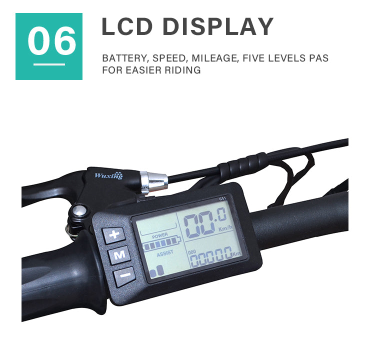 VTUVIA ebike SF20 Red Fat Tire Folding bike