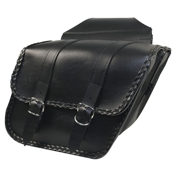 willie max braided saddlebags compact